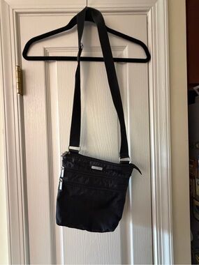 Baggalini - Black Nylon Crossbody Bag with Adjustable Strap